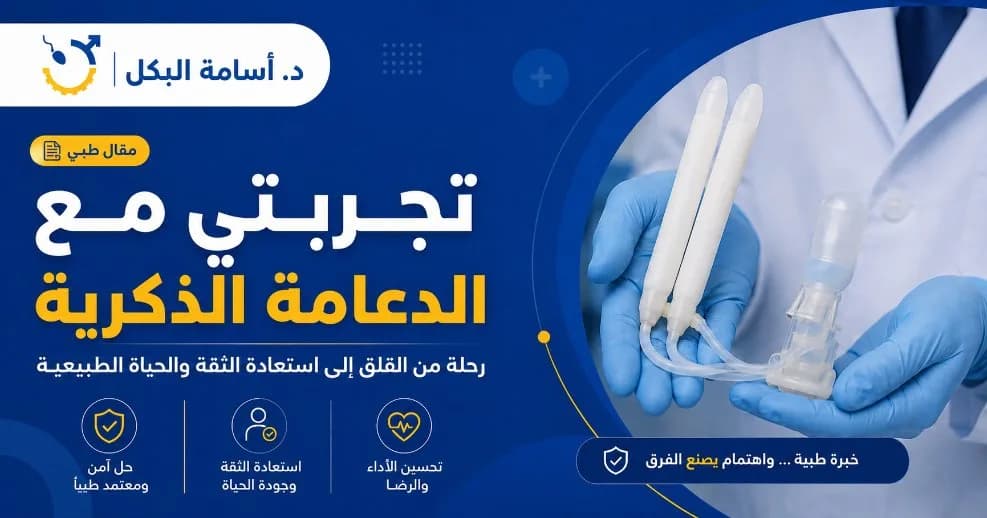تجربتي مع الدعامة الذكرية