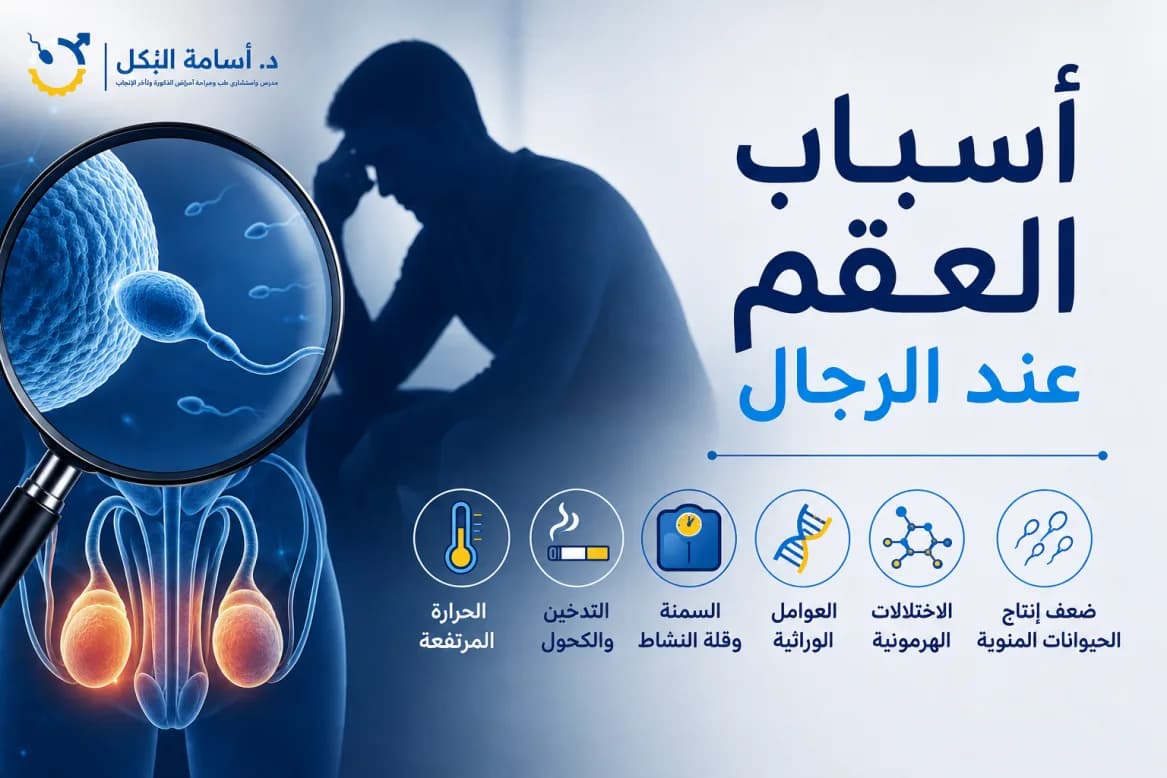 أسباب العقم عند الرجال