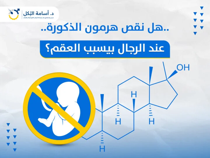 هل نقص هرمون الذكورة عند الرجال بيسبب العقم ؟