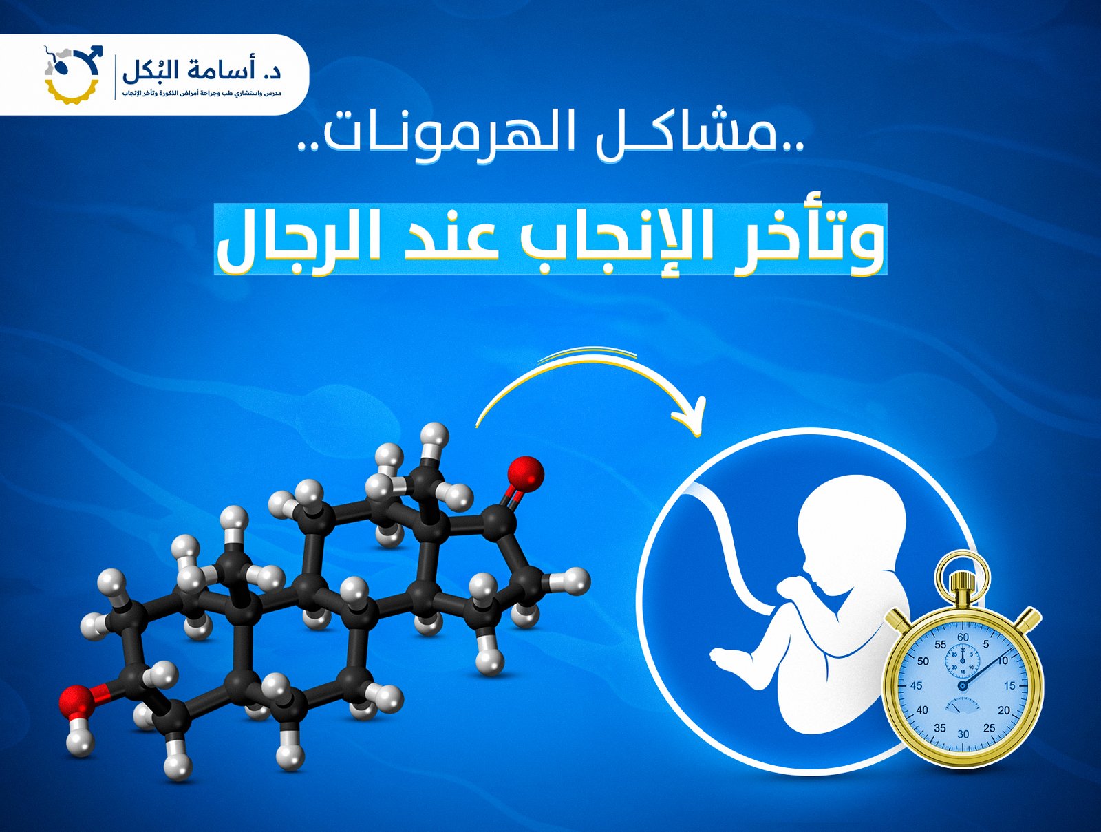 مشاكل الهرمونات و تأخر الإنجاب عند الرجال