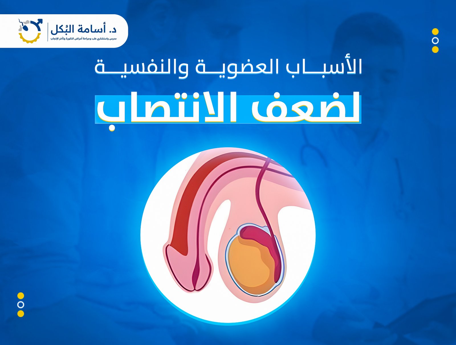 الأسباب العضوية والنفسية لضعف الانتصاب