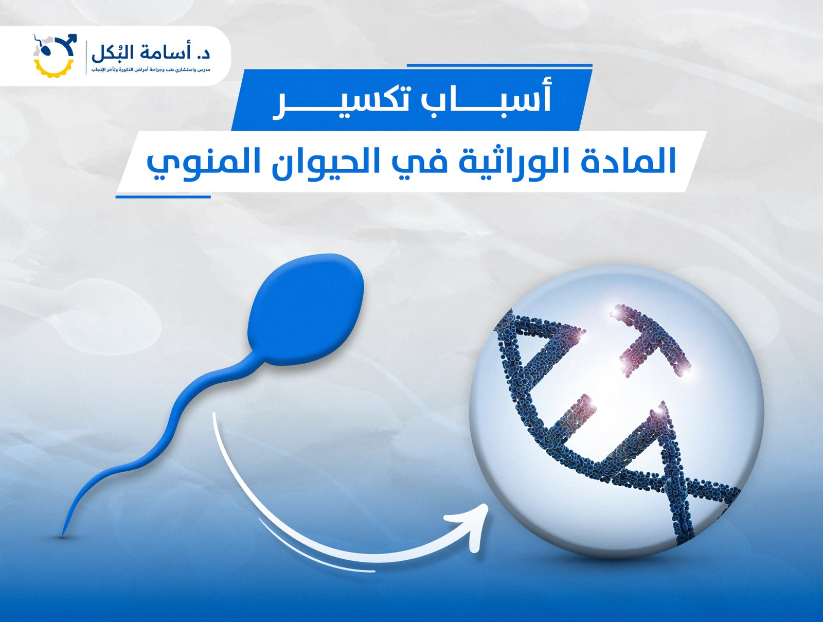 أسباب تكسير المادة الوراثية في الحيوان المنوي
